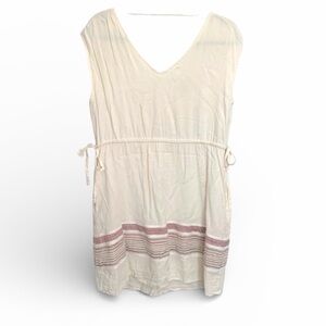 Universal Thread Dress Medium Creamy White Light Pink